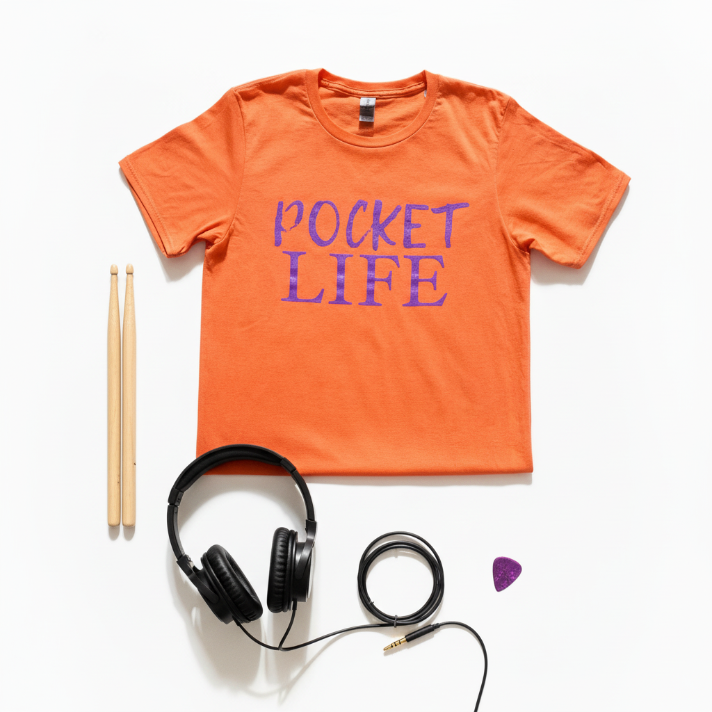 Orange Flat Lay
