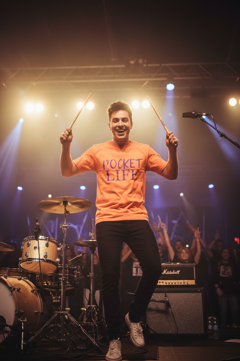 Orange Tee Lifestyle